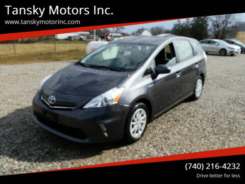 2014 Toyota Prius v for sale at Tansky Motors Inc. in Rockbridge OH