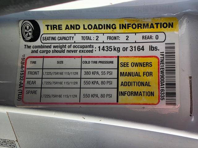 2013 Ford E-Series E-150