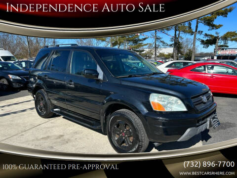 2003 Honda Pilot for sale at Independence Auto Sale in Bordentown NJ