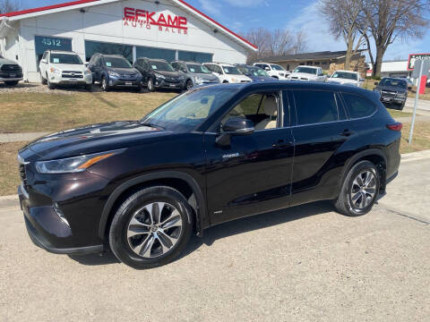 2021 Toyota Highlander Hybrid for sale at Efkamp Auto Sales in Des Moines IA