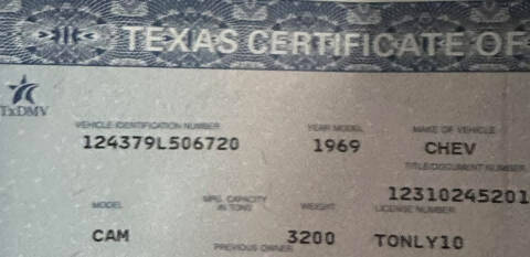 1969 Chevrolet Camaro