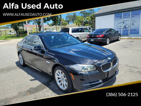 2014 BMW 5 Series for sale at Alfa Used Auto in Holly Hill FL