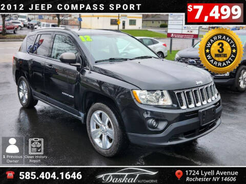 2012 Jeep Compass for sale at Daskal Auto LLC in Rochester NY