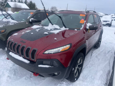 2017 Jeep Cherokee for sale at Strait-A-Way Auto Sales LLC in Gaylord MI