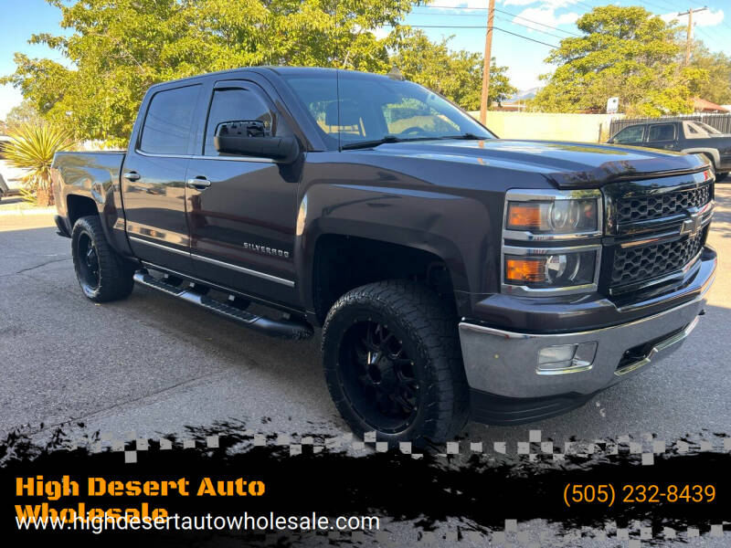 2015 Chevrolet Silverado 1500 for sale at High Desert Auto Wholesale in Albuquerque NM