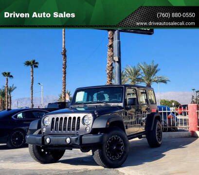 2017 Jeep Wrangler Unlimited for sale at Driven Auto Sales in Coachella CA