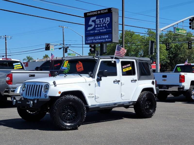 2018 Jeep Wrangler JK Unlimited for sale at 5 Star Modesto Inc in Modesto CA