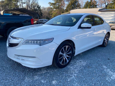 2016 Acura TLX for sale at CRC Auto Sales in Fort Mill SC