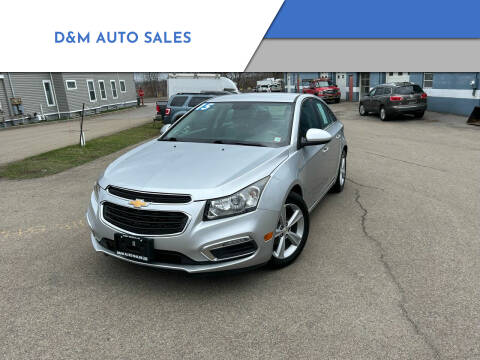 2015 Chevrolet Cruze for sale at D&M AUTO SALES in West Seneca NY