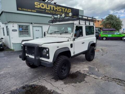 1990 Land Rover Defender for sale at Southstar Auto Group in West Park FL