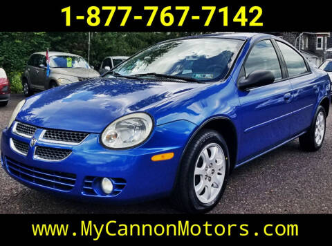 2005 Dodge Neon for sale at Cannon Motors in Silverdale PA
