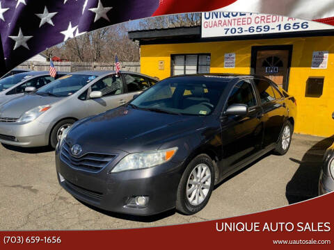 2011 Toyota Camry for sale at Unique Auto Sales in Marshall VA