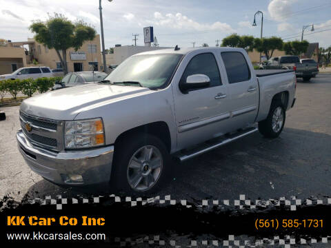 2012 Chevrolet Silverado 1500 for sale at KK Car Co Inc in Lake Worth FL