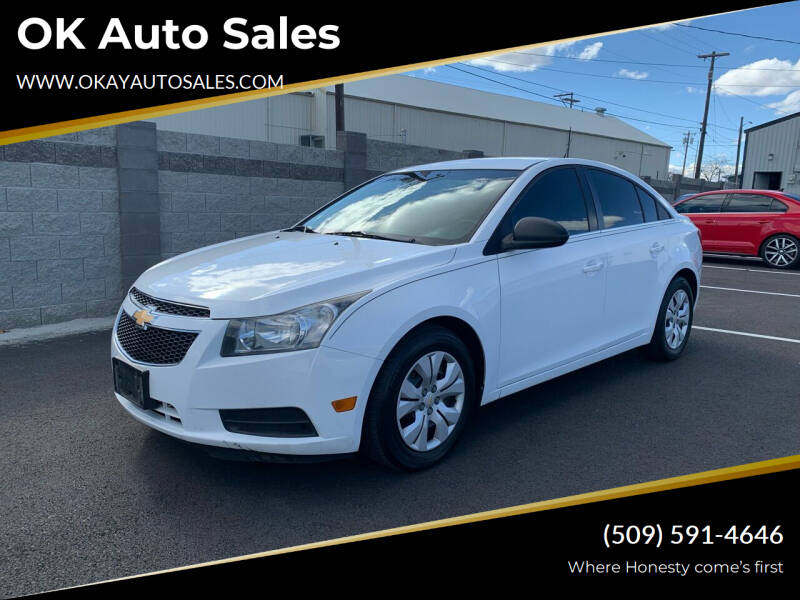 2012 Chevrolet Cruze for sale at OK Auto Sales in Kennewick WA
