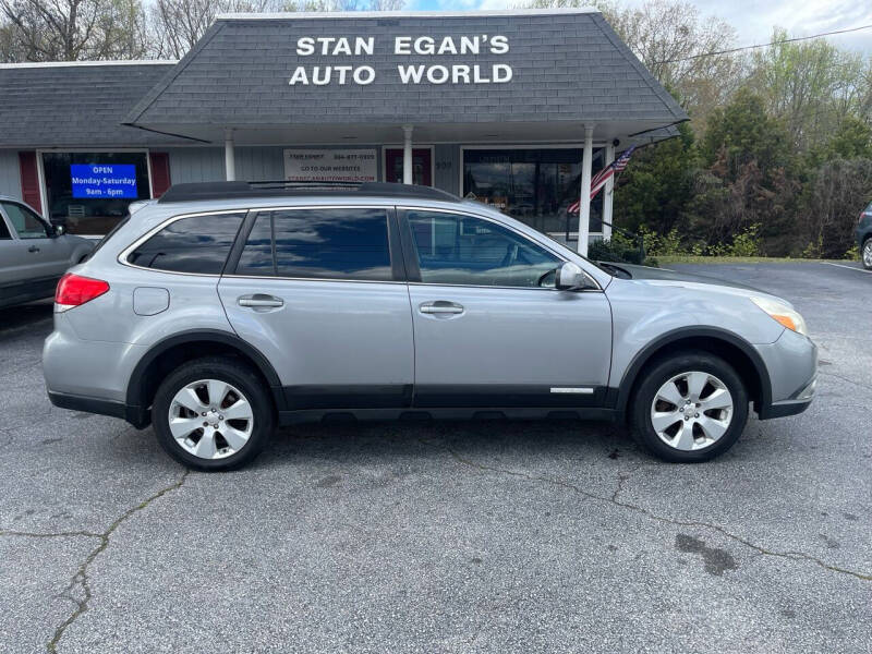 2010 Subaru Outback for sale at STAN EGAN'S AUTO WORLD, INC. in Greer SC
