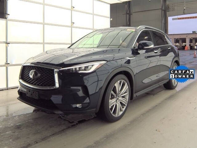 Used 2021 INFINITI QX50 Sensory with VIN 3PCAJ5CBXMF117152 for sale in Morehead, KY