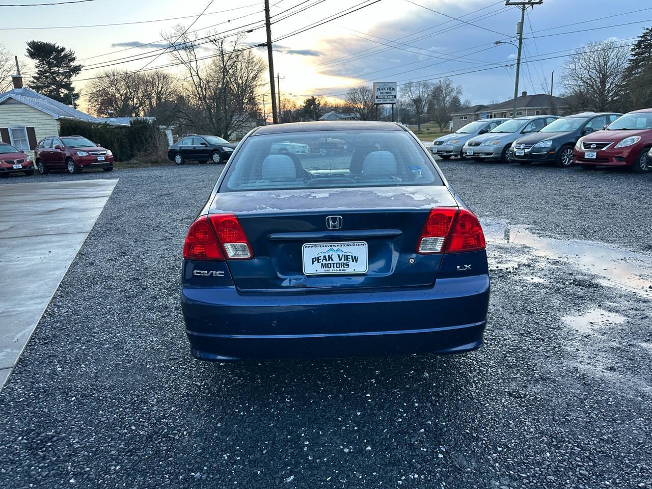 2005 Honda Civic for sale at PEAK VIEW MOTORS in Mount Crawford, VA