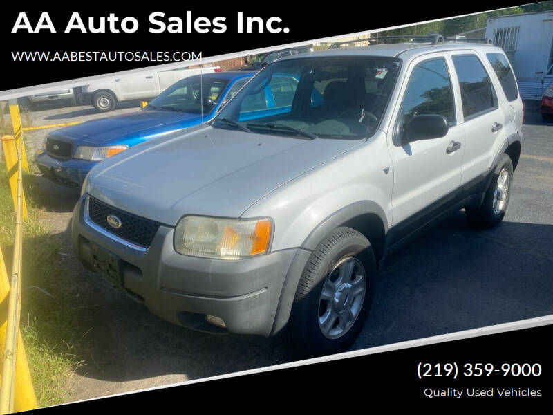 2002 Ford Escape for sale at AA Auto Sales Inc. in Gary IN