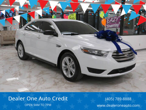 2017 Ford Taurus for sale at Dealer One Auto Credit in Oklahoma City OK