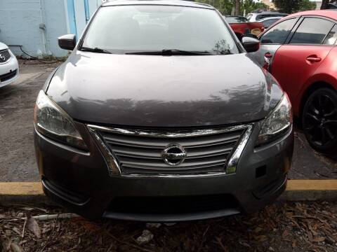 2015 Nissan Sentra for sale at Blue Lagoon Auto Sales in Plantation FL