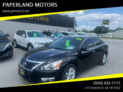 2014 Nissan Altima for sale at PAPERLAND MOTORS - Fresh Inventory in Green Bay WI