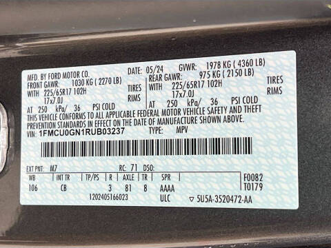 2024 Ford Escape Active