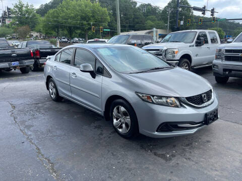 2013 Honda Civic for sale at Magic Motors Inc. in Snellville GA