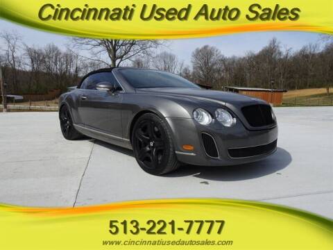 2009 Bentley Continental for sale at Cincinnati Used Auto Sales in Cincinnati OH