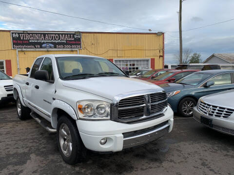 2007 Dodge Ram Pickup 1500 for sale at Virginia Auto Mall in Woodford VA