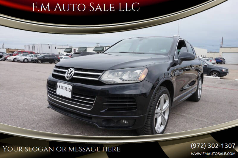 2014 Volkswagen Touareg for sale at F.M Auto Sale LLC in Dallas TX