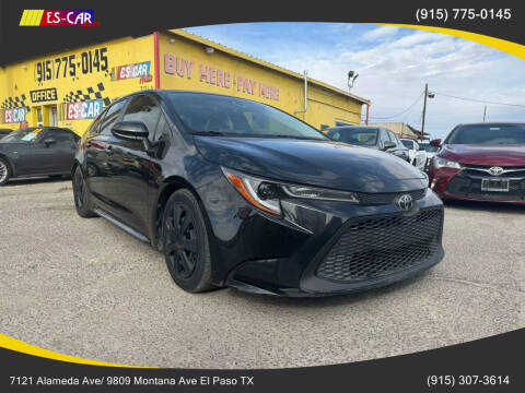 2020 Toyota Corolla for sale at Escar Auto in El Paso TX