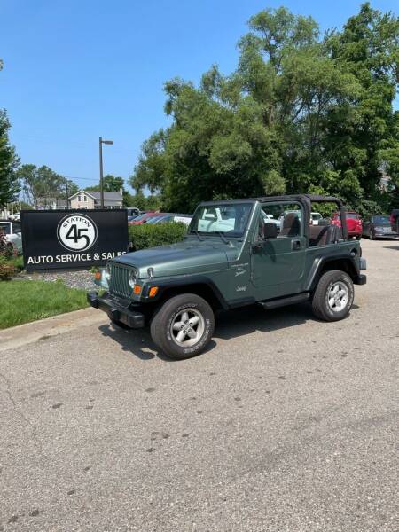 2000 Jeep Wrangler for sale at Station 45 AUTO REPAIR AND AUTO SALES in Allendale MI