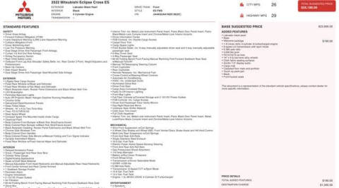 2022 Mitsubishi Eclipse Cross ES