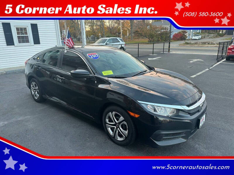 2018 Honda Civic for sale at 5 Corner Auto Sales Inc. in Brockton MA