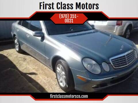 2005 Mercedes-Benz E-Class for sale at First Class Motors in Greeley CO