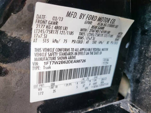 2013 Ford F-250 Super Duty