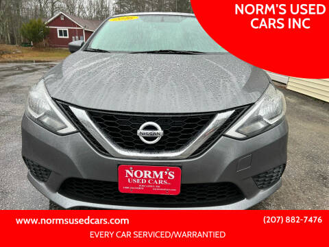 2016 Nissan Sentra for sale at NORM'S USED CARS INC in Wiscasset ME