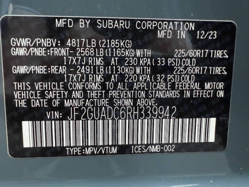 2024 Subaru Crosstrek Premium