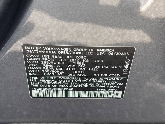 2024 Volkswagen Atlas 30