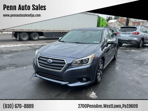 2017 Subaru Legacy for sale at Penn Auto Sales in West Lawn PA