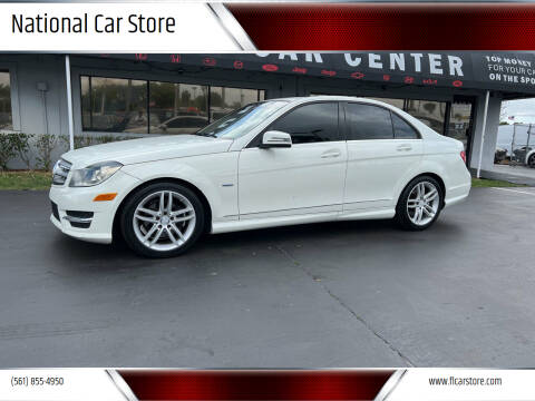 2012 Mercedes-Benz C-Class for sale at National Car Store in West Palm Beach FL