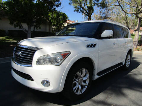 2011 Infiniti QX56 for sale at E MOTORCARS in Fullerton CA