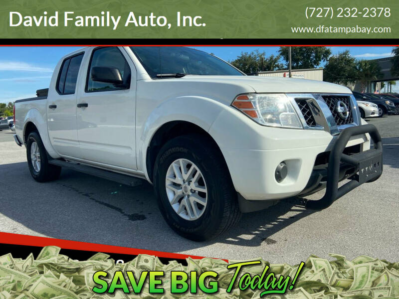 2018 Nissan Frontier for sale at David Family Auto, Inc. in New Port Richey FL