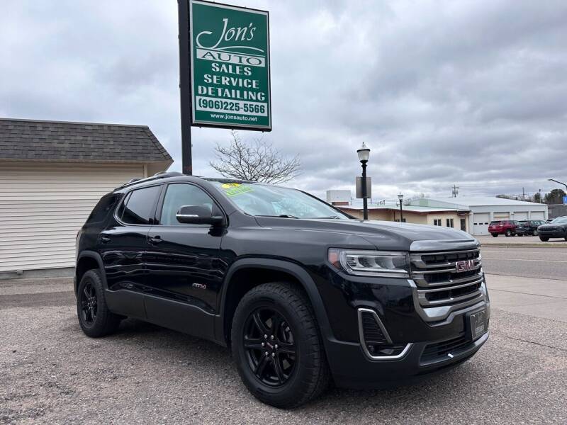 2020 GMC Acadia for sale at Jon's Auto in Marquette MI