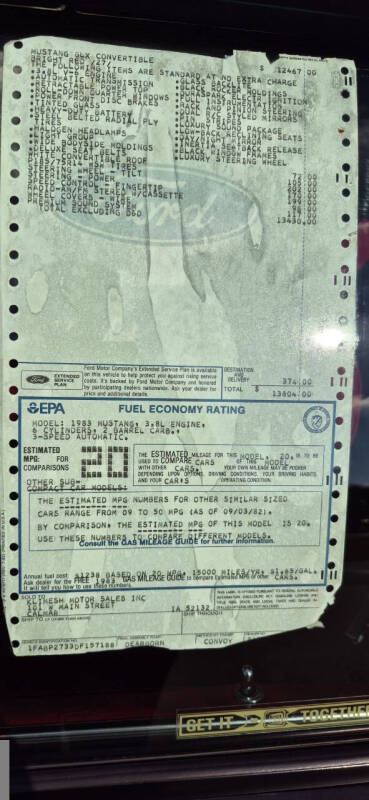 1983 Ford Mustang GLX