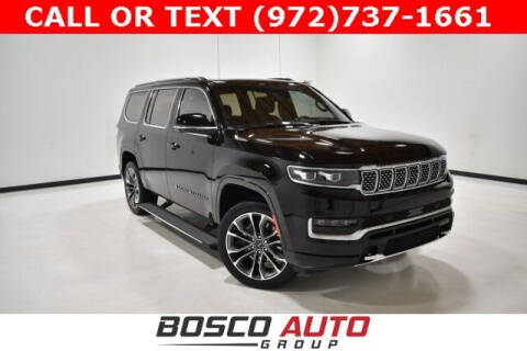 2022 Wagoneer Grand Wagoneer for sale at Bosco Auto Group in Flower Mound TX