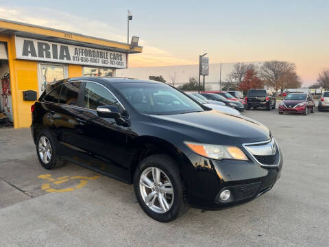 2013 Acura RDX for sale at Aria Affordable Cars LLC in Arlington TX