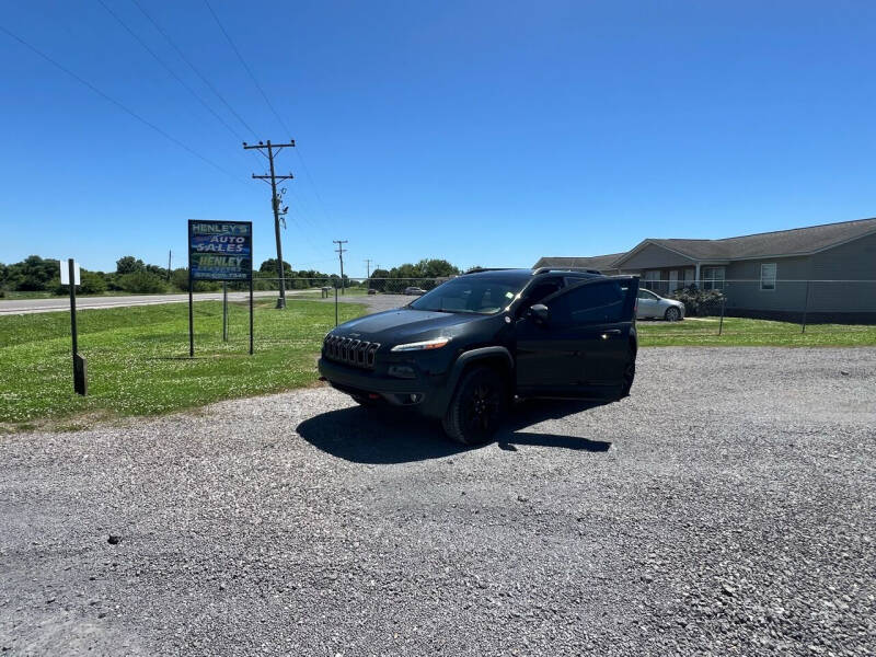 2015 Jeep Cherokee for sale at Steves Auto Sales in Steele MO