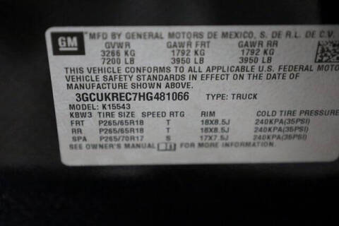 2017 Chevrolet Silverado 1500