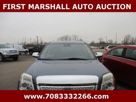 2011 GMC Terrain for sale at First Marshall Auto Auction in Harvey IL